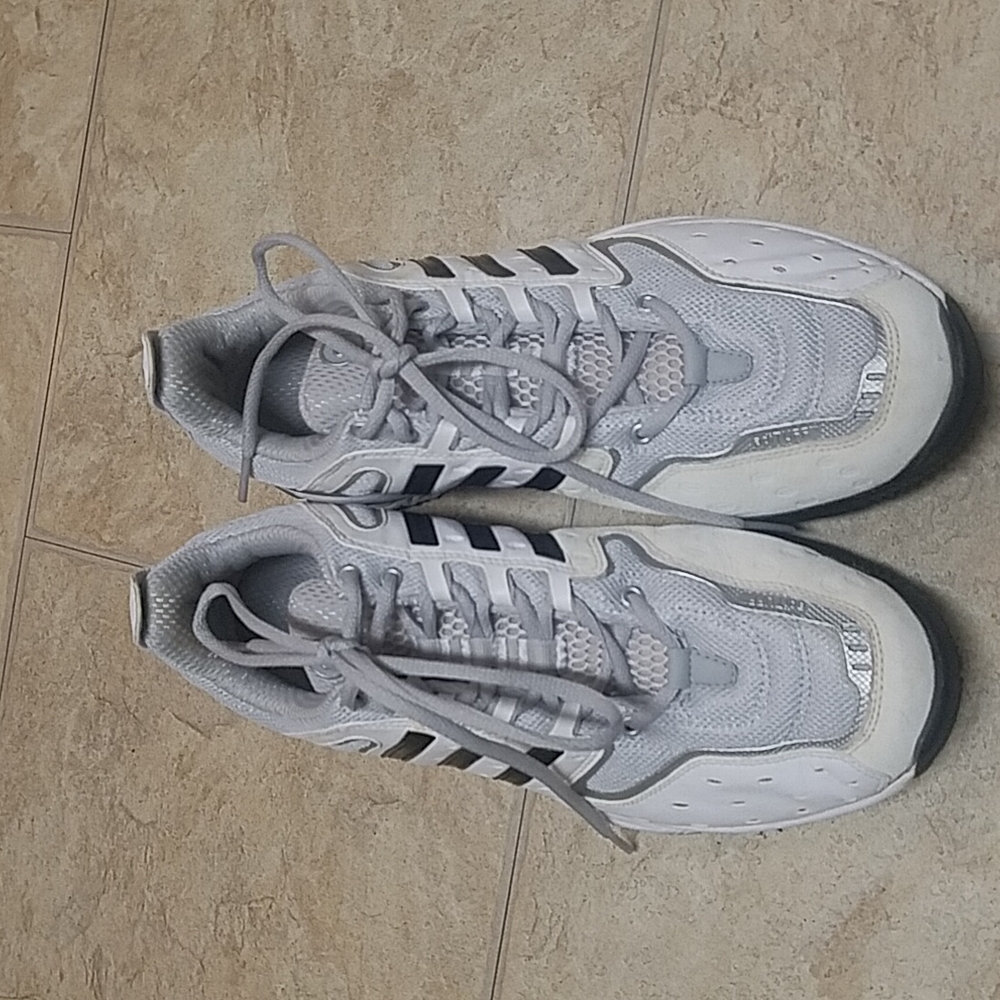 Men's White Adidas AdiPrene Size 10